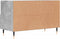 vidaXL - Tv-meubel - 80x36x50 - cm - bewerkt - hout - betongrijs