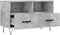 vidaXL - Tv-meubel - 80x36x50 - cm - bewerkt - hout - betongrijs