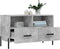 vidaXL - Tv-meubel - 80x36x50 - cm - bewerkt - hout - betongrijs