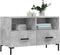 vidaXL - Tv-meubel - 80x36x50 - cm - bewerkt - hout - betongrijs