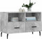 vidaXL - Tv-meubel - 80x36x50 - cm - bewerkt - hout - betongrijs