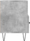 vidaXL - Tv-meubel - 80x36x50 - cm - bewerkt - hout - betongrijs