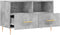 vidaXL - Tv-meubel - 80x36x50 - cm - bewerkt - hout - betongrijs