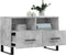vidaXL - Tv-meubel - 80x36x50 - cm - bewerkt - hout - betongrijs