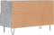 vidaXL - Tv-meubel - 80x36x50 - cm - bewerkt - hout - betongrijs