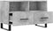 vidaXL - Tv-meubel - 80x36x50 - cm - bewerkt - hout - betongrijs