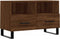 vidaXL - Tv-meubel - 80x36x50 - cm - bewerkt - hout - bruin - eikenkleur