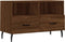 vidaXL - Tv-meubel - 80x36x50 - cm - bewerkt - hout - bruin - eikenkleur