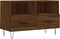 vidaXL - Tv-meubel - 80x36x50 - cm - bewerkt - hout - bruin - eikenkleur