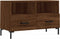 vidaXL - Tv-meubel - 80x36x50 - cm - bewerkt - hout - bruin - eikenkleur