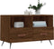 vidaXL - Tv-meubel - 80x36x50 - cm - bewerkt - hout - bruin - eikenkleur