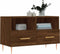 vidaXL - Tv-meubel - 80x36x50 - cm - bewerkt - hout - bruin - eikenkleur