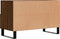vidaXL - Tv-meubel - 80x36x50 - cm - bewerkt - hout - bruin - eikenkleur
