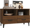 vidaXL - Tv-meubel - 80x36x50 - cm - bewerkt - hout - bruin - eikenkleur