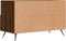 vidaXL - Tv-meubel - 80x36x50 - cm - bewerkt - hout - bruin - eikenkleur