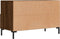 vidaXL - Tv-meubel - 80x36x50 - cm - bewerkt - hout - bruin - eikenkleur