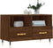 vidaXL - Tv-meubel - 80x36x50 - cm - bewerkt - hout - bruin - eikenkleur