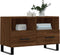 vidaXL - Tv-meubel - 80x36x50 - cm - bewerkt - hout - bruin - eikenkleur