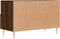 vidaXL - Tv-meubel - 80x36x50 - cm - bewerkt - hout - bruin - eikenkleur