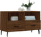 vidaXL - Tv-meubel - 80x36x50 - cm - bewerkt - hout - bruin - eikenkleur