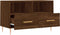 vidaXL - Tv-meubel - 80x36x50 - cm - bewerkt - hout - bruin - eikenkleur