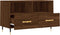 vidaXL - Tv-meubel - 80x36x50 - cm - bewerkt - hout - bruin - eikenkleur