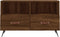 vidaXL - Tv-meubel - 80x36x50 - cm - bewerkt - hout - bruin - eikenkleur