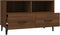 vidaXL - Tv-meubel - 80x36x50 - cm - bewerkt - hout - bruin - eikenkleur