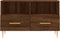 vidaXL - Tv-meubel - 80x36x50 - cm - bewerkt - hout - bruin - eikenkleur