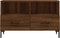 vidaXL - Tv-meubel - 80x36x50 - cm - bewerkt - hout - bruin - eikenkleur