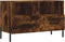 vidaXL - Tv-meubel - 80x36x50 - cm - bewerkt - hout - gerookt - eikenkleurig