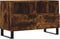 vidaXL - Tv-meubel - 80x36x50 - cm - bewerkt - hout - gerookt - eikenkleurig