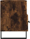 vidaXL - Tv-meubel - 80x36x50 - cm - bewerkt - hout - gerookt - eikenkleurig