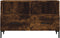 vidaXL - Tv-meubel - 80x36x50 - cm - bewerkt - hout - gerookt - eikenkleurig