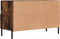 vidaXL - Tv-meubel - 80x36x50 - cm - bewerkt - hout - gerookt - eikenkleurig