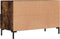 vidaXL - Tv-meubel - 80x36x50 - cm - bewerkt - hout - gerookt - eikenkleurig