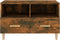 vidaXL - Tv-meubel - 80x36x50 - cm - bewerkt - hout - gerookt - eikenkleurig