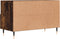 vidaXL - Tv-meubel - 80x36x50 - cm - bewerkt - hout - gerookt - eikenkleurig