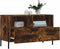 vidaXL - Tv-meubel - 80x36x50 - cm - bewerkt - hout - gerookt - eikenkleurig