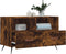 vidaXL - Tv-meubel - 80x36x50 - cm - bewerkt - hout - gerookt - eikenkleurig