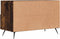 vidaXL - Tv-meubel - 80x36x50 - cm - bewerkt - hout - gerookt - eikenkleurig