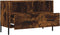 vidaXL - Tv-meubel - 80x36x50 - cm - bewerkt - hout - gerookt - eikenkleurig