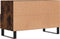 vidaXL - Tv-meubel - 80x36x50 - cm - bewerkt - hout - gerookt - eikenkleurig