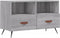vidaXL - Tv-meubel - 80x36x50 - cm - bewerkt - hout - grijs - sonoma - eikenkleurig