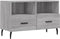 vidaXL - Tv-meubel - 80x36x50 - cm - bewerkt - hout - grijs - sonoma - eikenkleurig