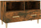 vidaXL - Tv-meubel - 80x36x50 - cm - bewerkt - hout - grijs - sonoma - eikenkleurig