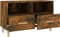 vidaXL - Tv-meubel - 80x36x50 - cm - bewerkt - hout - grijs - sonoma - eikenkleurig