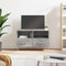 vidaXL - Tv-meubel - 80x36x50 - cm - bewerkt - hout - grijs - sonoma - eikenkleurig