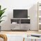 vidaXL - Tv-meubel - 80x36x50 - cm - bewerkt - hout - grijs - sonoma - eikenkleurig
