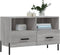 vidaXL - Tv-meubel - 80x36x50 - cm - bewerkt - hout - grijs - sonoma - eikenkleurig